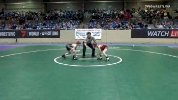 73 lbs Prelims - Adam Bogart, McDonald County WC vs Creek Shavney, Sand Springs