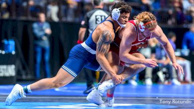 285 lb Quarterfinal, Greg Kerkvliet, Penn State vs Trent Hillger, Wisconsin