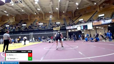 165 lbs Champ. Round 1 - Sullivan Sample, Northeastern Junior College vs Gabriel Bailey, Cloud County Community College