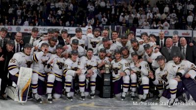 WATCH: Minnesota State's Furious Comeback, OT-Winning Goal In CCHA Championship Game