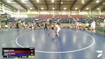 130 lbs Round 1 (6 Team) - Brody Foss, Oregon vs TRAVYS SOLIS, Nevada