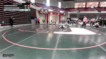 130 lbs Quarterfinal - Karsyn McAnally, Bentonville West Girls vs Remington Williams, Jay HS