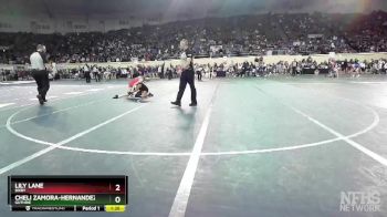 105 lbs Cons. Semi - Lily Lane, Bixby vs Cheli Zamora-Hernandez, Guthrie