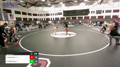 80 lbs Rr Rnd 3 - Jonah Heaston, WrightWay vs Kali DeClercq, ISI Wrestling Black