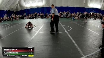 52 lbs Round 1 (6 Team) - Kaleb Paddock, CP Wrestling vs Marco Marusko, Silo WC