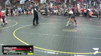92 lbs Semifinal - Riley Furrow, Barry County Grapplers Association vs Isabella Chapa, Capac Warriors