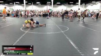 68 lbs Round 7 (8 Team) - Nico Serrano, Mat Rats vs Logan Rang, Mayfield Mat Academy
