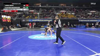 157 lbs Cons. Round 5 - Aiden Smith, Adrian vs Clayton McDonough, Luther