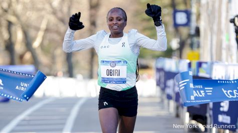 Hellen Obiri, Jacob Kiplimo Win Cold and Windy NYC Half