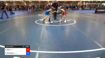86 kg Semifinal - Colton Bell, Central Florida Wrestling Academy @LHP (Lake Highland Prep) vs Evan Brothers, Massachusetts