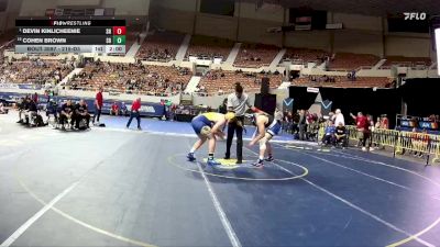 215-D3 Champ. Round 1 - Devin Kinlicheenie, Snowflake High School vs Cohen Brown, Sahuarita High School