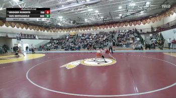 157 lbs Quarterfinal - Gus Bertagnole, Natrona County vs Bridger Roberts, Evanston
