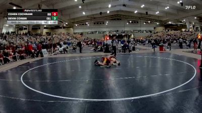 126 lbs Semis & 1st Wb (8 Team) - Cohen Cochrane, Ravenwood High School vs Devin Corbin, Collierville High School