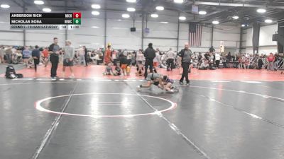 60 lbs Round 2 - 10:45am Saturday - Nicholas Sosa, Rough House W.C., CA vs Anderson Rich, Team Michigan