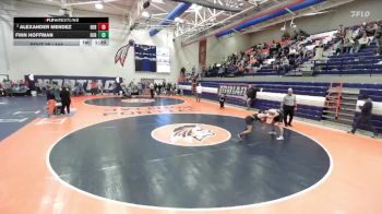 144 lbs Quarterfinal - Alexander Mendez, Herscher vs Finn Hoffman, Eureka