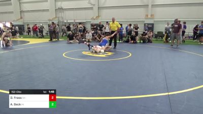 152-C lbs Round Of 16 - Dylan Frass, OH vs Aiden Beck, MI