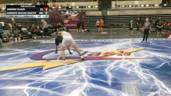 285 lbs Round 3 (4 Team) - Roberto Macias-Sidzyik, Creighton Prep, NE vs Andrew Olson, Stillwater, MN
