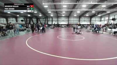 126 lbs Round 2 (8 Team) - Finn Jensen, Timpanogos B vs Bronson Kesler, Millard B