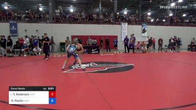 57 kg Consolation - Trever Anderson, Panther Wrestling Club RTC vs Stevo Poulin, Northern Colorado Wrestling Club
