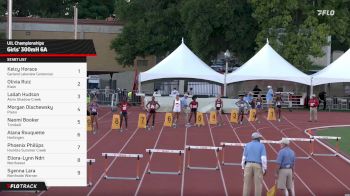 High School Girls' 300m Hurdles 6A, Finals 1