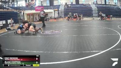 155 lbs Round 5 (6 Team) - Elijah Chapman, The Untouchables Purple vs Colt Dickson, Violent Little Machines