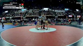 Quarterfinal - Landon Macioroski, Forsyth vs Paden Nelson, Circle