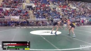 126 lbs Cons. Round 1 - Cameron Benson, Killdeer vs Myles Thielges, Kindred