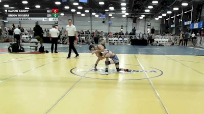 65 lbs Rr Rnd 1 - Kaiden Bainey, 4M Strength - EL vs Brody Rogers, SEPA BLUE - EL