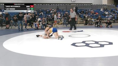 70 lbs Cons. Quarters - Enzo McCormick, Michigan Matcat Wrestling Club vs Leo Riesen, The Fort Hammers Wrestling