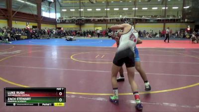 120 lbs Champ. Round 1 - Luke Rush, Waynesburg Central vs Zach Stewart, Marmion Academy