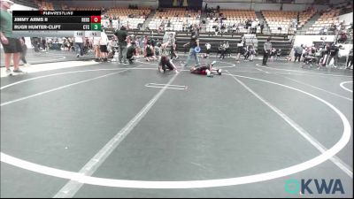58-61 lbs Consolation - Jimmy Arms II, Redskins Wrestling Club vs Rugr Hunter-Clift, Comanche Takedown Club