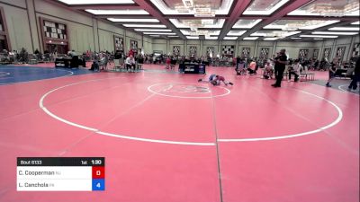 86 lbs Consi Of 4 - Caden Cooperman, Nj vs Landon Canchola, Pa