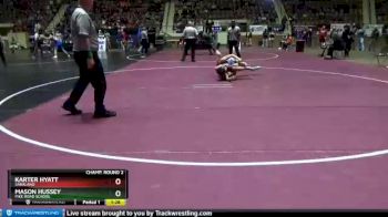 152 lbs Champ. Round 2 - Mason Hussey, Pike Road School vs Karter Hyatt, Saraland