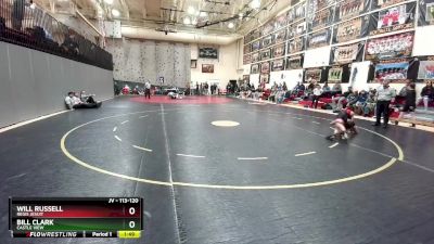 113-120 lbs Round 2 - Bill Clark, Castle View vs Will Russell, Regis Jesuit