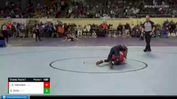 5A-106 lbs Champ. Round 1 - Andrew Hancock, Claremore vs Elijah Ortiz, Altus