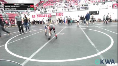 83 lbs Final - Coleton Boulware, Tuttle Wrestling vs Brock Monson, Stroud Youth Wrestling Club