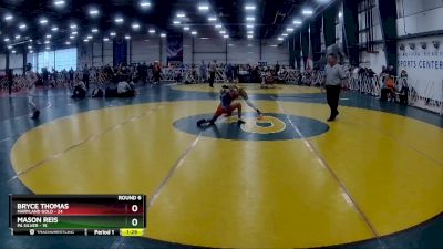 80 lbs Rd# 9- 2:15pm Saturday Final Pool - Bryce Thomas, Maryland GOLD vs Mason Reis, PA Silver