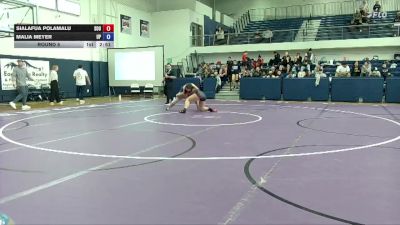 180 lbs Round 5 - Malia Meyer, University Of Providence vs Sialafua Polamalu, Southern Oregon University