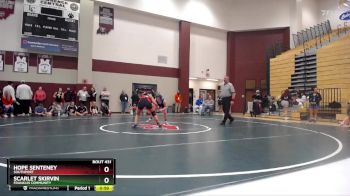 130 lbs Cons. Semi - Scarlet Skirvin, Franklin Community vs Hope Senteney, Southport