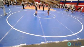 67 lbs Quarterfinal - Zaisha Woodard, Bartlesville Wrestling Club vs Matthew Meredith, R.A.W.