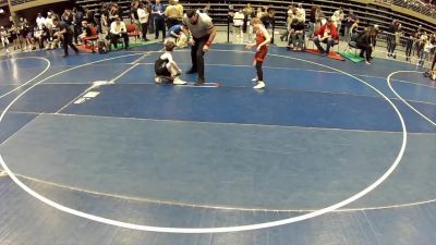 82 lbs Cons. Sub-semis - Cooper Bagley, Westlake vs Easton Henstra, JWC