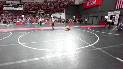 57 lbs Quarterfinal - Matteo Roberts, Monona Grove/McFarland Wrestling Club vs Isaac Savage, Oconto Falls/Abrams Youth Wrestling