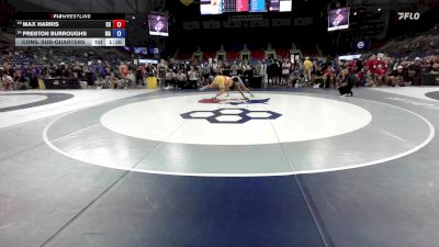 165 lbs Cons. Sub-quarters - Max Harris, KS vs Preston Burroughs, MA