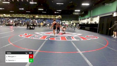 132 lbs Round Of 64 - Jace Morgan, MI vs George Dennis, KY