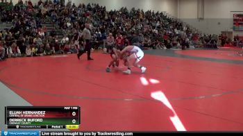 106 lbs 3rd Place Match - Elijah Hernandez, Central Of Grand Junction vs Derreck Buford, Crowley County