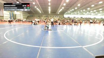 90 lbs Rr Rnd 2 - Brennan Reber, Buffalo Valley Wrestling Club EL Blue vs Lincoln Martinez, Broad Axe 2