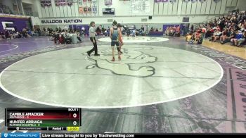 120 lbs Round 1 (32 Team) - Hunter Arriaga, Flathead (Kalispell) vs Camble Amacker, Southridge