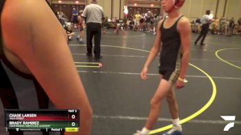 82 lbs Quarterfinal - Chase Larsen, Yale Street vs Brady Ramirez, Contenders Wrestling Acadamy