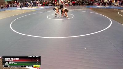 157 lbs Cons. Round 1 - Omar Aboytes, Spring Creek vs Leo Drumal, Kelso