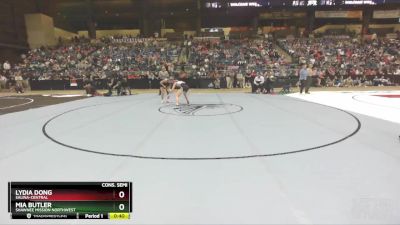 125 lbs Cons. Semi - Mia Butler, Shawnee Mission Northwest vs Lydia Dong, Salina-Central